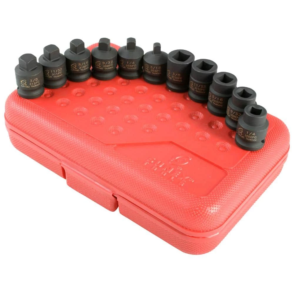 3/8 in. Drive Pipe Plug Socket Set (11-Piece) by SUNEX TOOLS 3 3/8 in. Drive Pipe Plug Socket Set (11-Piece) by SUNEX TOOLS