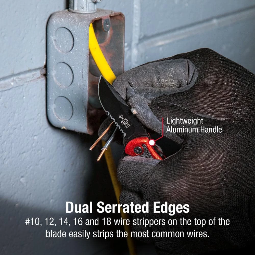 4 in Electricians Folding Pocket Knife with bit tip holder by SUNEX TOOLS 5 4 in Electricians Folding Pocket Knife with bit tip holder by SUNEX TOOLS - Image 3