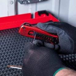 4 in. Electricians Folding Pocket Knife with Bit Tip Holder by SUNEX TOOLS -SUNEX TOOLS Sales Store sunex tools pocket knives knwireb 76 1000