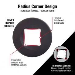 1/2 in. Wobble Drive Extension Impact Socket Set (4-Piece) by SUNEX TOOLS -SUNEX TOOLS Sales Store sunex tools socket extension sets 2504 4f 1000