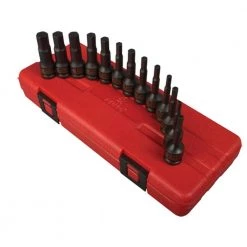 3/8 in. Drive SAE Hex Driver Set (13-Piece) by SUNEX TOOLS