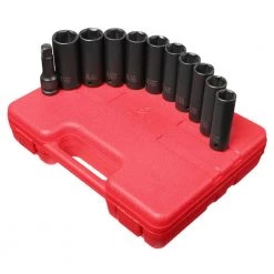 Extra Deep Sae/Metric Skt Set (11-Piece) by SUNEX TOOLS